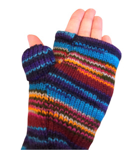 Woolly Fingerless Handwarmers