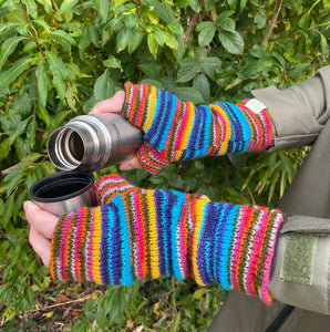 Woolly Fingerless Handwarmers